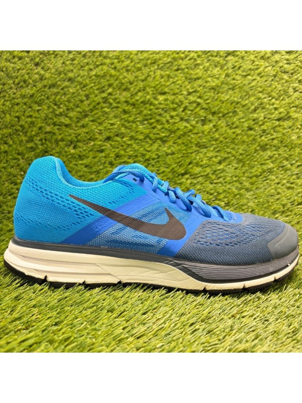 Nike Air Pegasus+ 30 Mens Size 10 Blue Black Athletic Running Shoes Sneakers